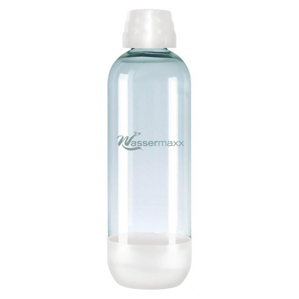 Wassermaxx 1l PET-Flasche, Weiß – sodawelt