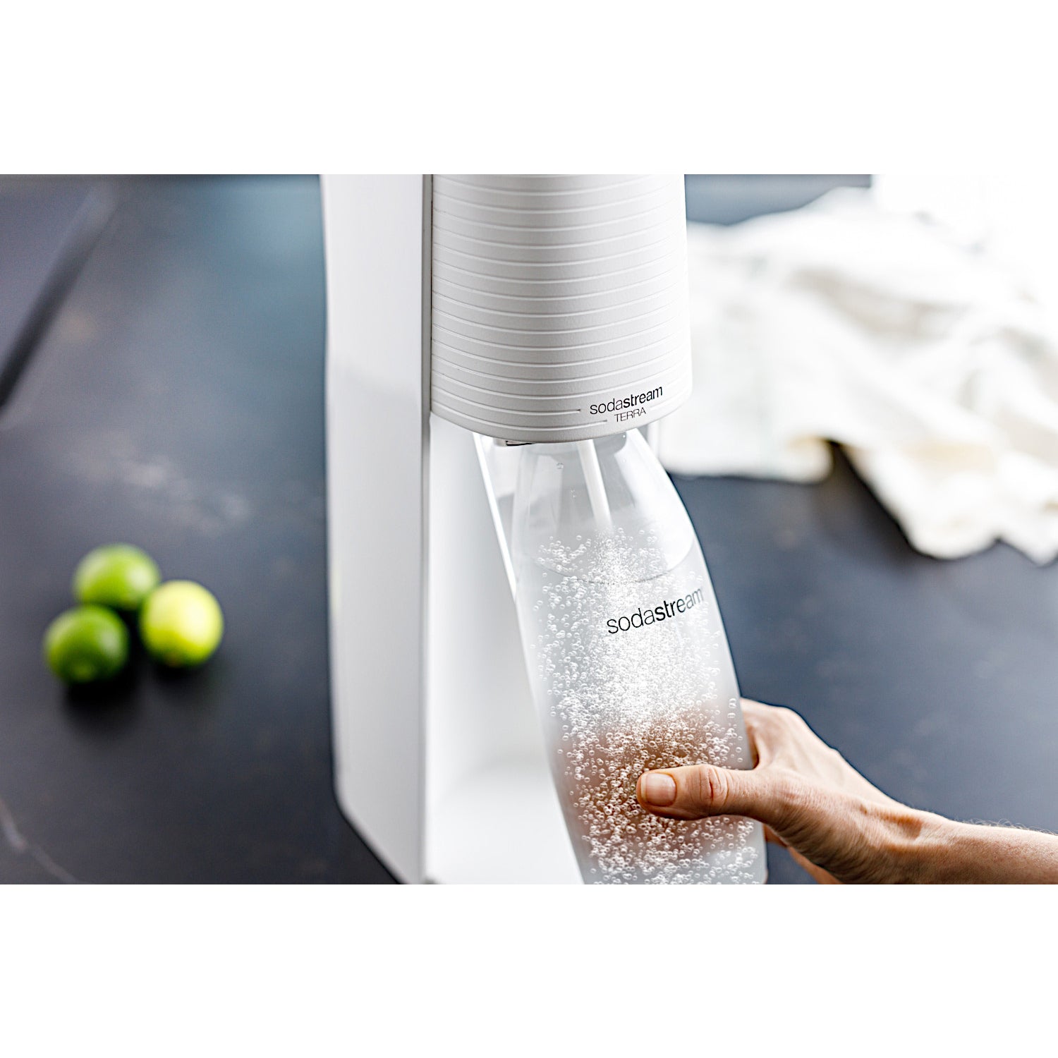 SodaStream Terra Wassersprudler weiß – sodawelt